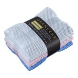 Grandeur 快乾浴巾 3入組 76公分 X 137公分 灰/粉/淺紫