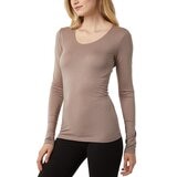 32 Degrees 女長袖發熱衣兩件組 黑/淺棕