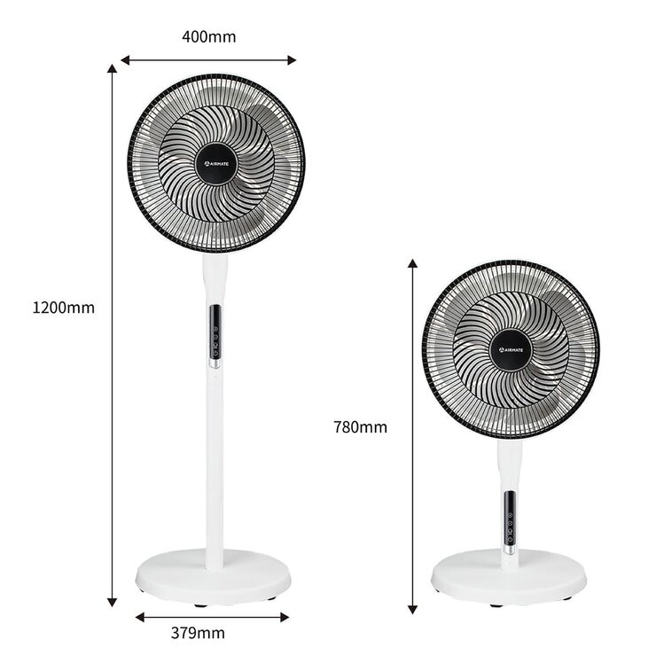 艾美特 14吋DC 直流遙控立扇 FS35150R
