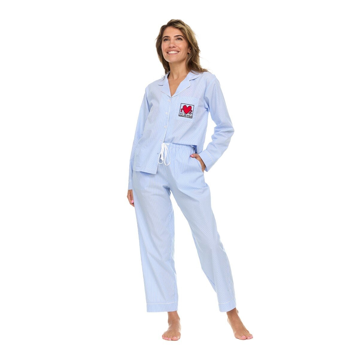 Keith Haring 女長袖睡衣套組