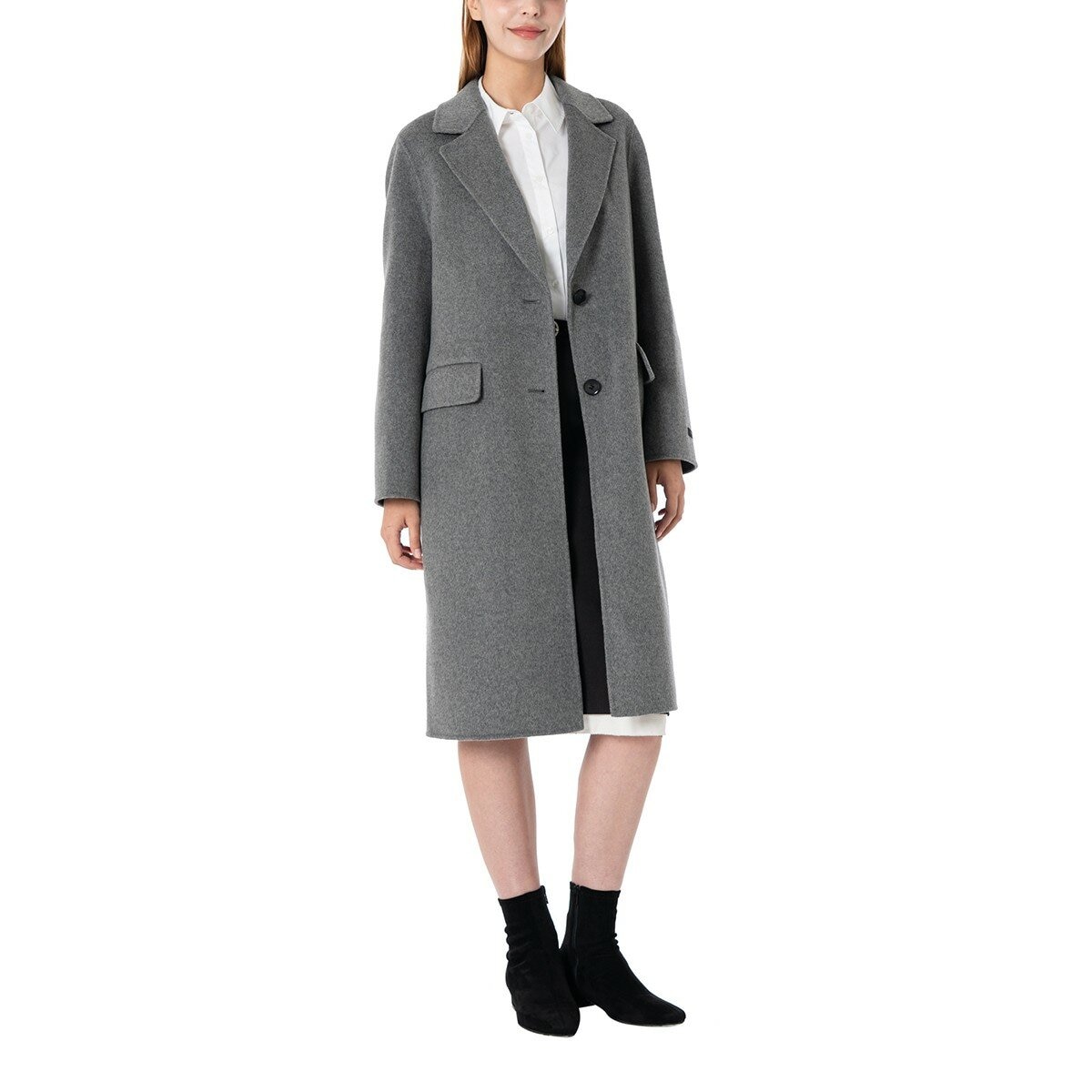 Visit In Ny 韓版女鵝絨內裡羊毛大衣 Visit In Ny 韓版女鵝絨內裡羊毛大衣