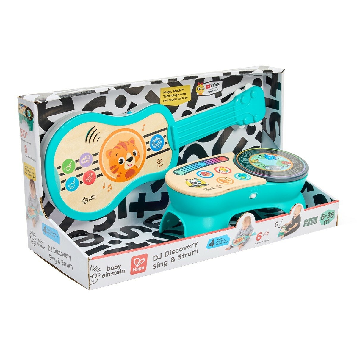 Hape 觸控烏克麗麗 Dj 音樂台 / 6至36個月 Hape 觸控烏克麗麗 Dj 音樂台 / 6至36個月