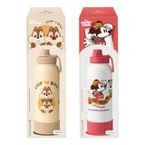 HOUSUXI 舒希 迪士尼 不鏽鋼保冷保溫瓶 1.2公升 X 2件組 奇奇蒂蒂 & 米奇