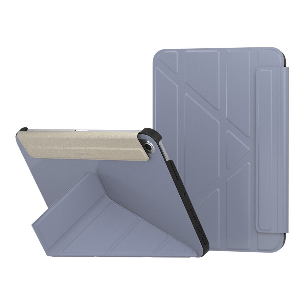 SwitchEasy Origami 全方位多角度支架保護套 適用於 iPad mini 7 2024 / A17 Pro / mini 6 2021 阿拉斯加藍