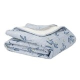 Berkshire 印花薄被毛毯 152公分 X 177公分 葉子