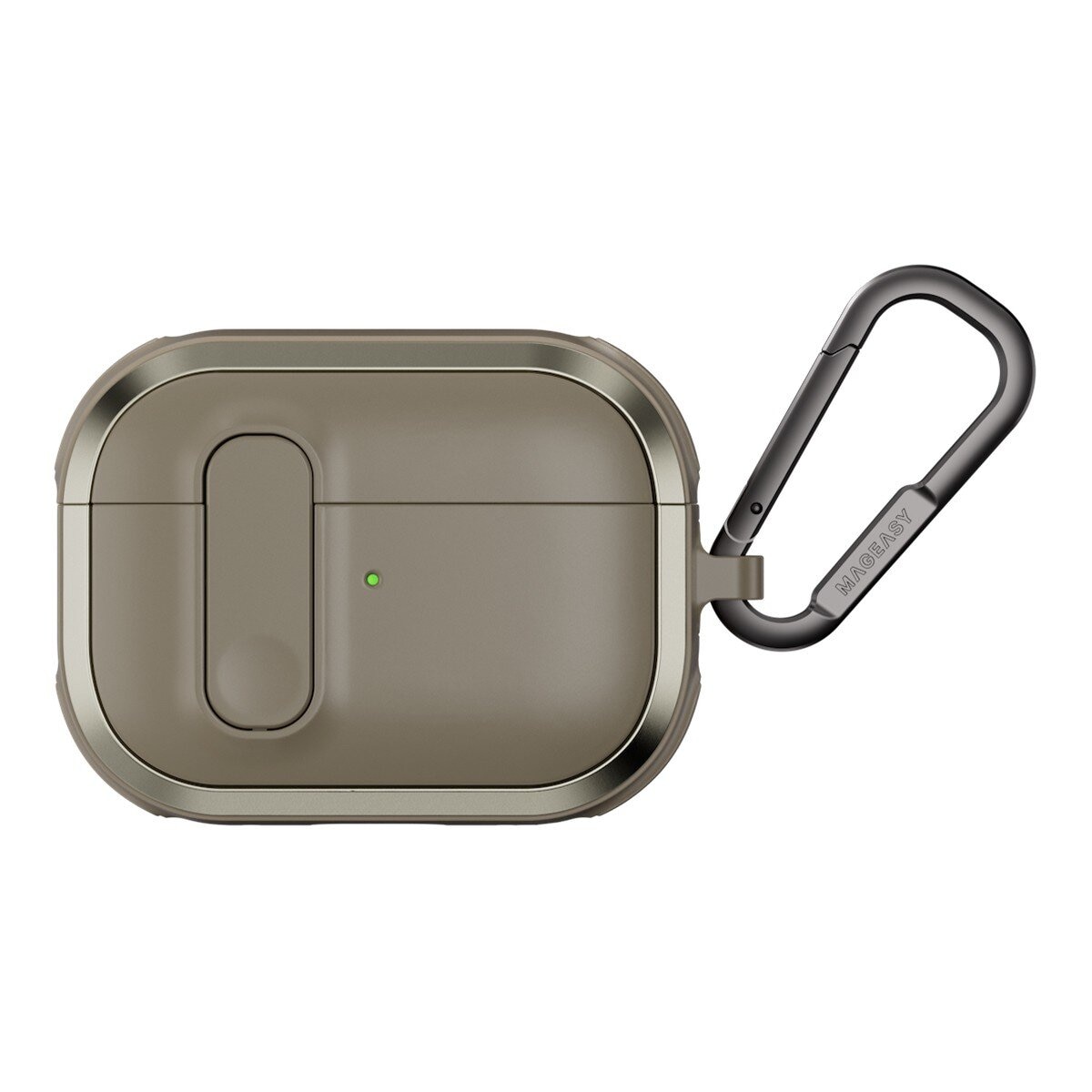 MAGEASY Odyssey 抗衝擊磁扣手繩耳機殼 AirPods Pro 1 & 2 金屬沙 MAGEASY Odyssey 抗衝擊磁扣手繩耳機殼 AirPods Pro 1 & 2 金屬沙