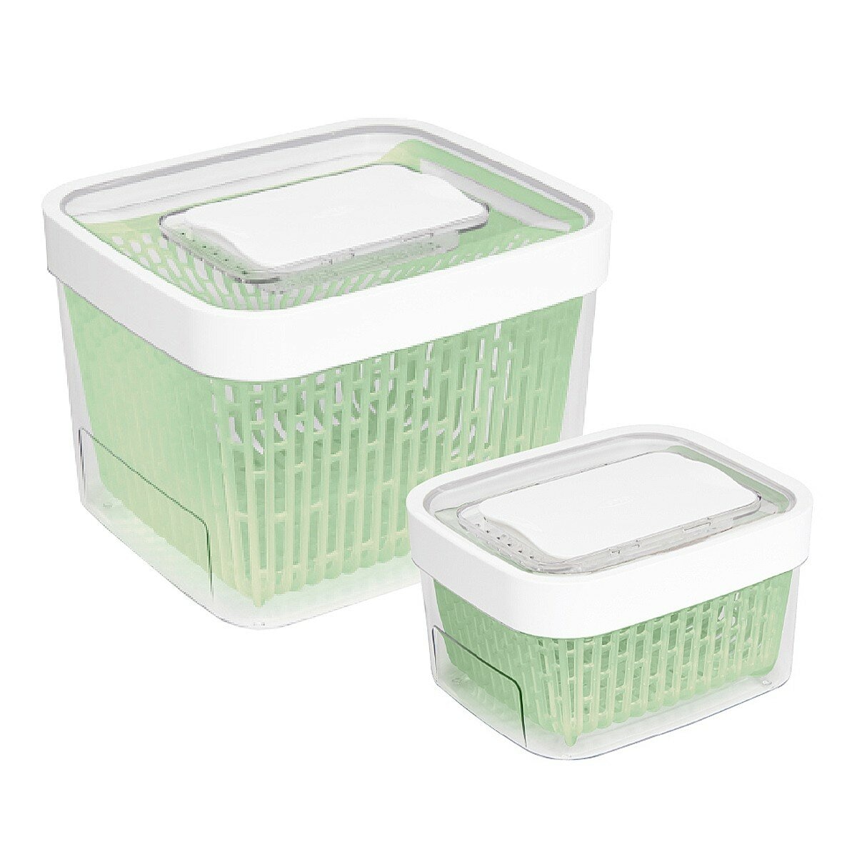 OXO 蔬果活性碳長鮮盒 含蓋4件組 1.5公升 + 4公升