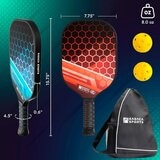 KASACA 碳纖維匹克球雙拍七件組