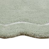 Riviera Home 花邊柔軟浴室地墊 2入 40公分 X 60公分 綠