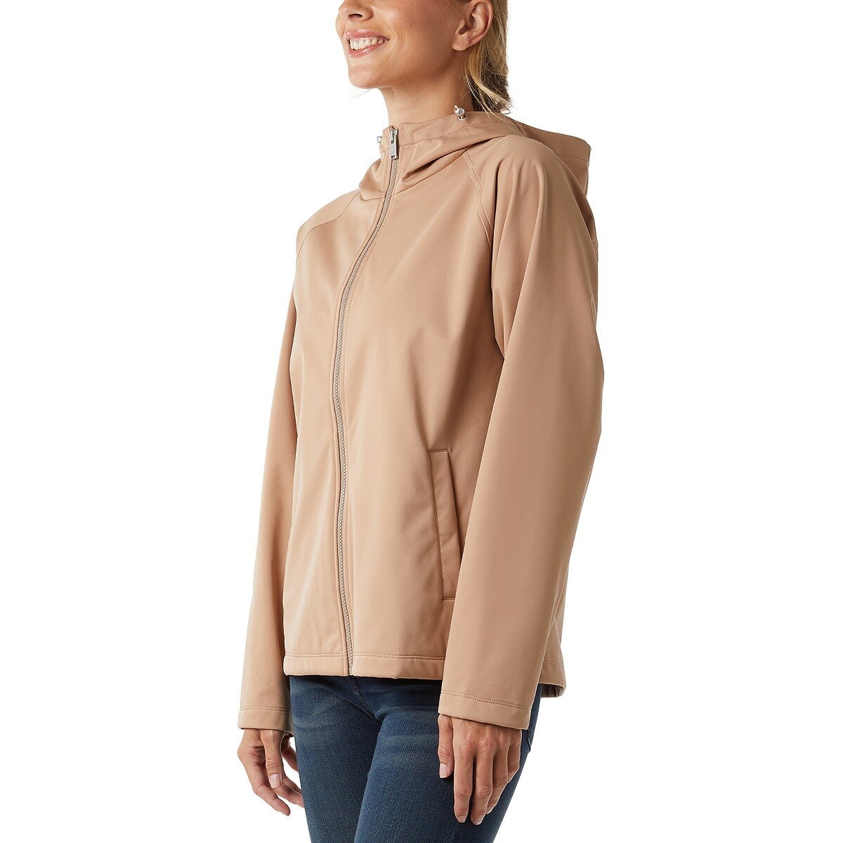 32 Degrees 女連帽外套 淺棕