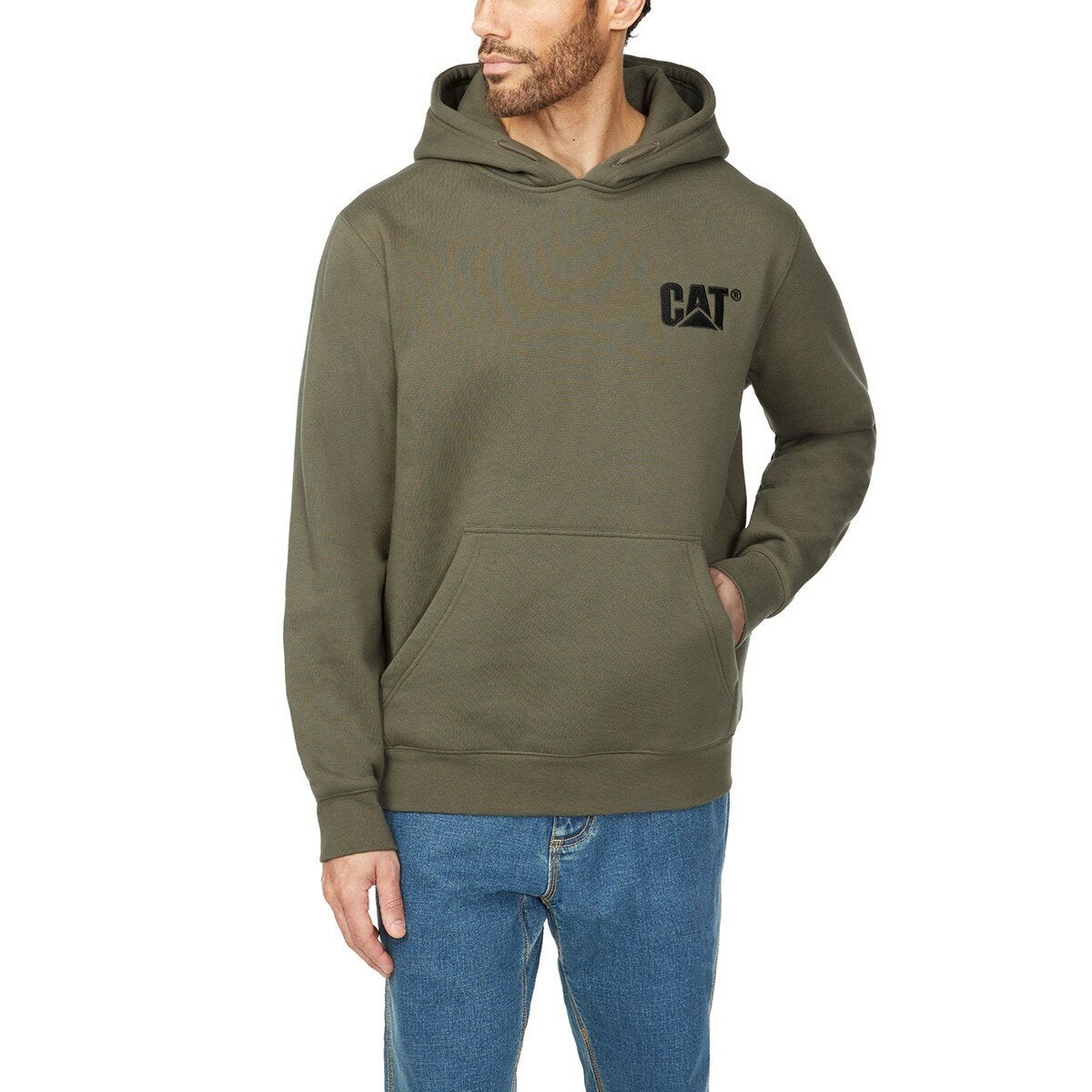Caterpillar 男刷毛連帽上衣