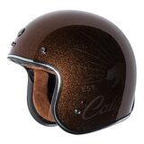 TORC T50 3/4 防護頭盔 金蔥亮光棕 加州熊