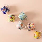 Over & Back 彩繪花紋馬克杯 414毫升 X 6件組 Over & Back 彩繪花紋馬克杯 414毫升 X 6件組