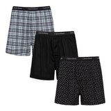 Calvin Klein 男純棉平口褲3入組 L 黑 Calvin Klein 男純棉平口褲3入組 L 黑
