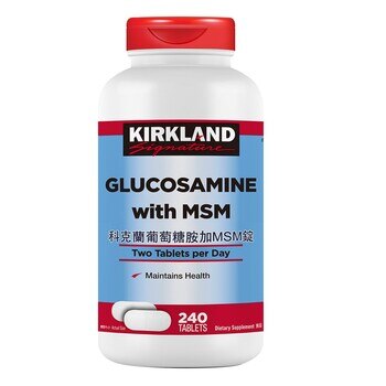 Kirkland Signature 科克蘭 葡萄糖胺+MSM 240錠 Kirkland Signature 科克蘭 葡萄糖胺+MSM 240錠