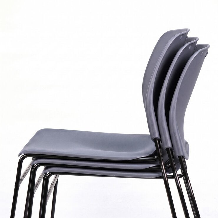 Musical Chairs Harmony 可堆疊訪客椅 2入組 灰