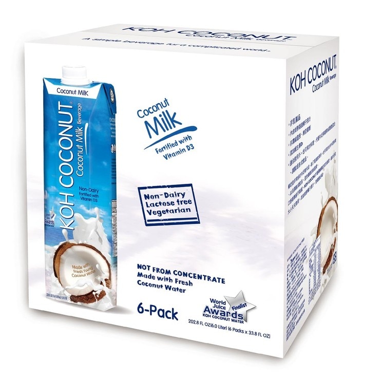 Koh Coconut 椰奶 1公升 X 6入