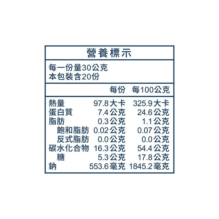 北海 鱈魚香絲 青花椒辣味 600公克