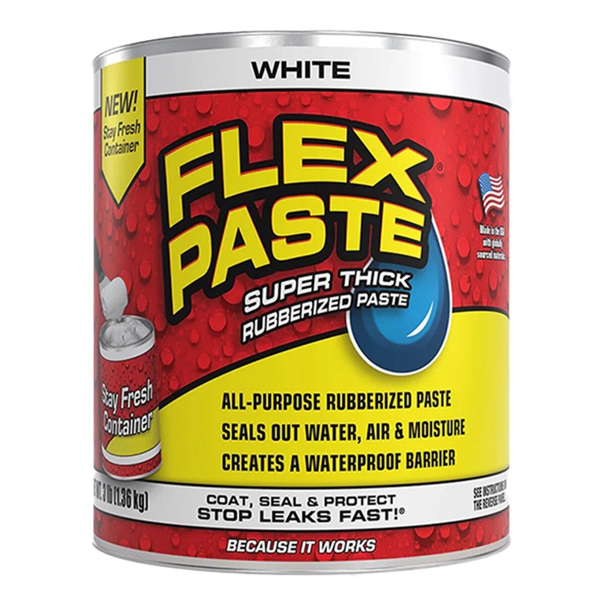 FLEX PASTE 飛速填縫補洞膏 1.36公斤 單罐