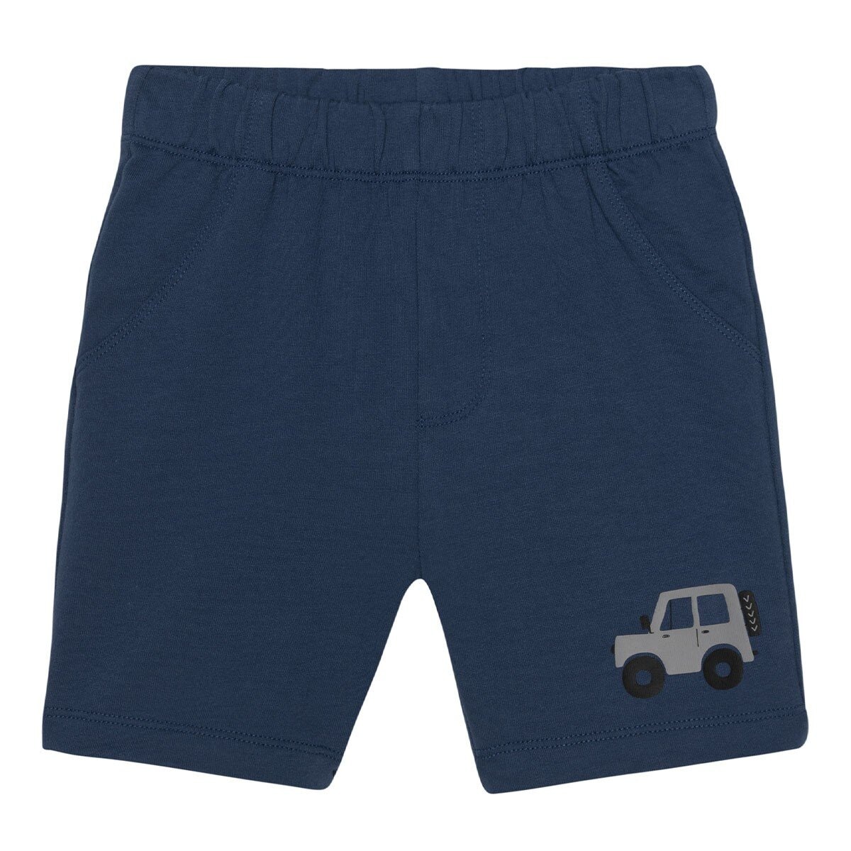 Pekkle 兒童短褲四件組 車車 2T