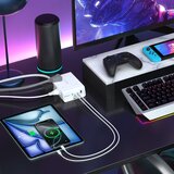 Huntkey 四面插孔延長線 含USB-A X 2 + USB-C X 2