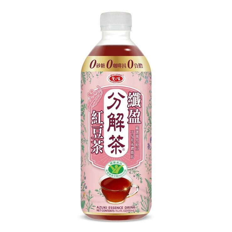 愛之味 纖盈紅豆分解茶 450毫升 X 24入