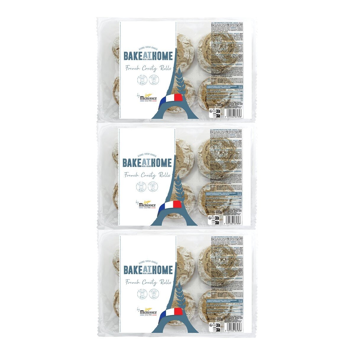 MENISSEZ 半熟小圓法式麵包 50 公克 X 18 顆入