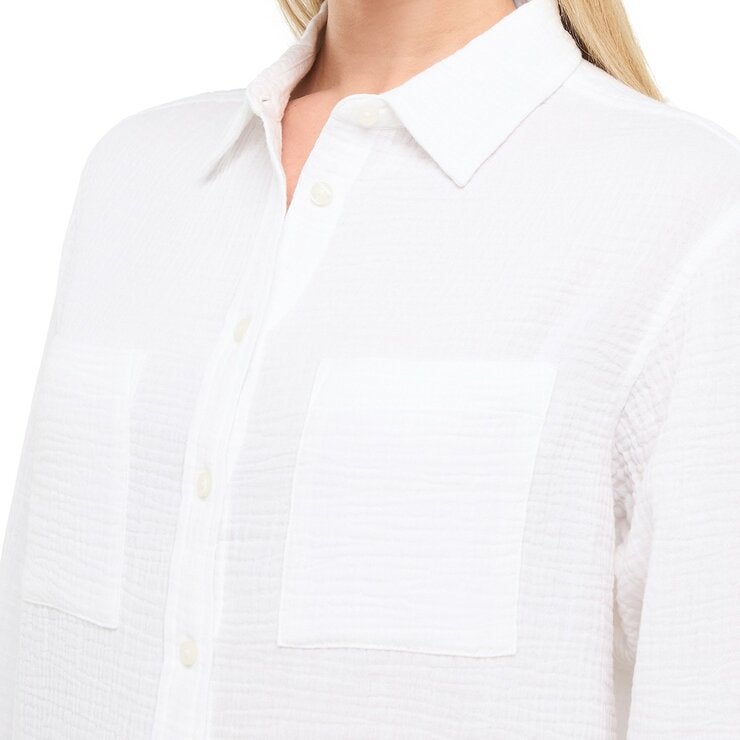 GAP 女長袖襯衫 白 GAP 女長袖襯衫 白