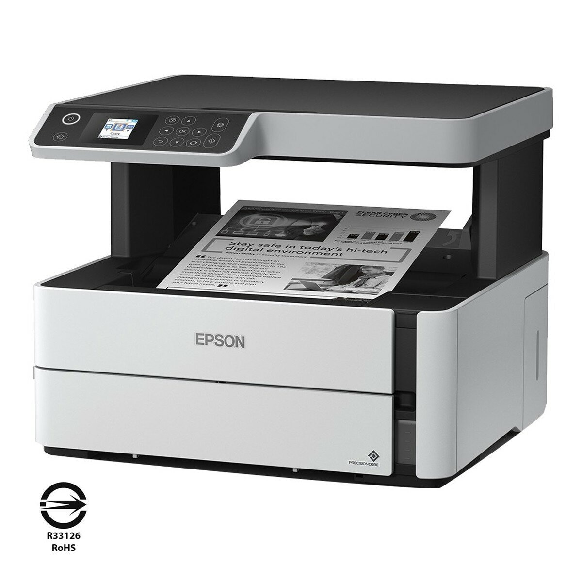 EPSON 黑白高速雙網複合機 M2170 (內含 3 瓶黑色墨水)
