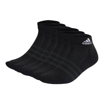 Adidas 女短襪 六入組 黑