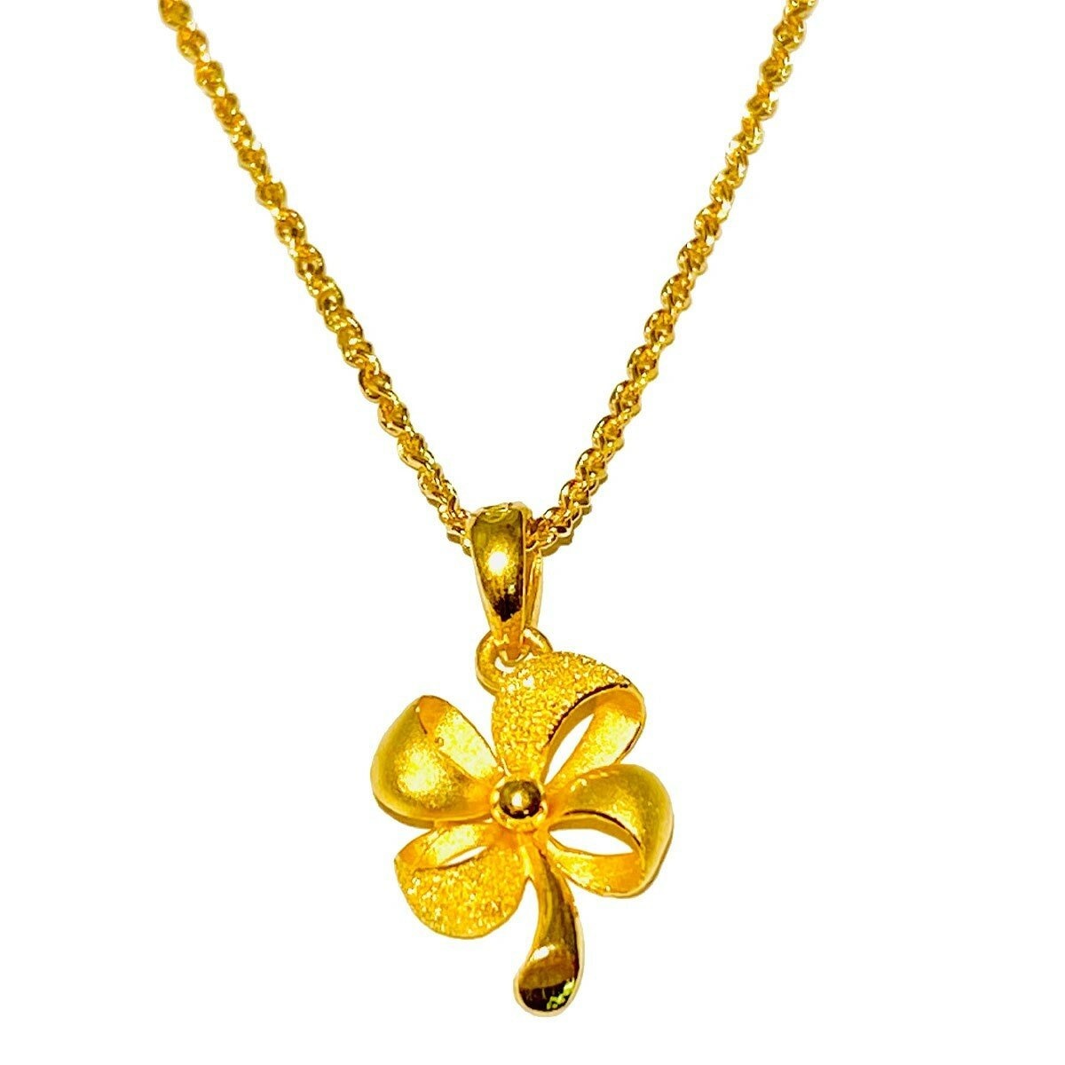 24K黃金項鍊 彩帶 140厘 24K黃金項鍊 彩帶 140厘