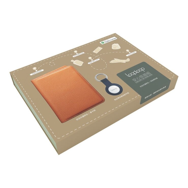 Looploop Tag 全球定位 安心旅行組 防丟失護照包 X 1入 + 物品尋找器 X 1入