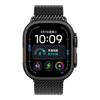 Apple Watch Ultra 4 (GPS + 行動網路) 49公釐 鈦金屬錶殼 鈦金屬米蘭式錶環