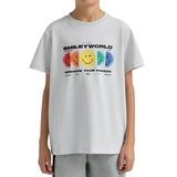 Smiley World 兒童上衣兩件組 灰/深藍 S