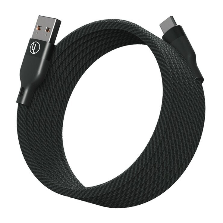 Looploop 第五代磁吸式 USB 充電傳輸線 3入組 星曜黑