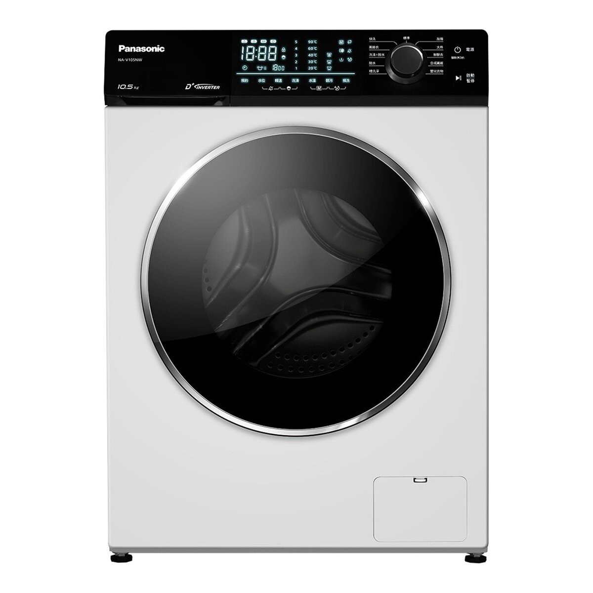 國際牌 10.5公斤 溫水滾筒洗衣機 NA-V105NW-W