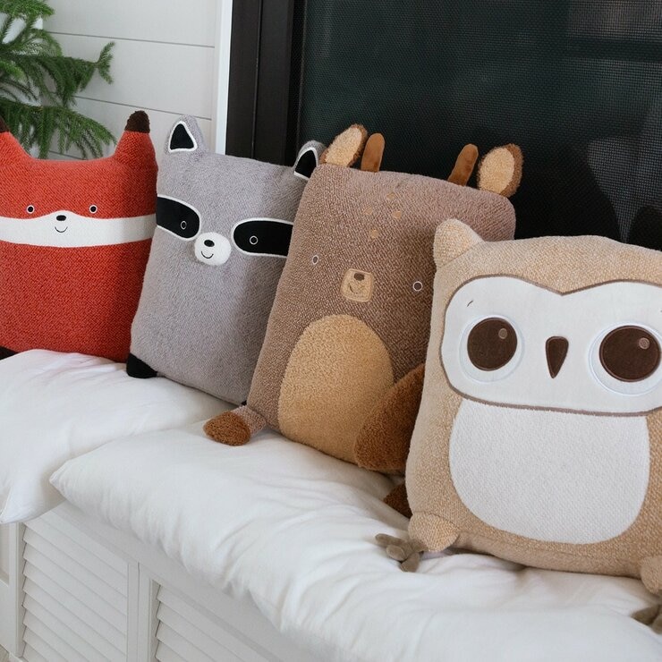 森林動物絨毛玩偶