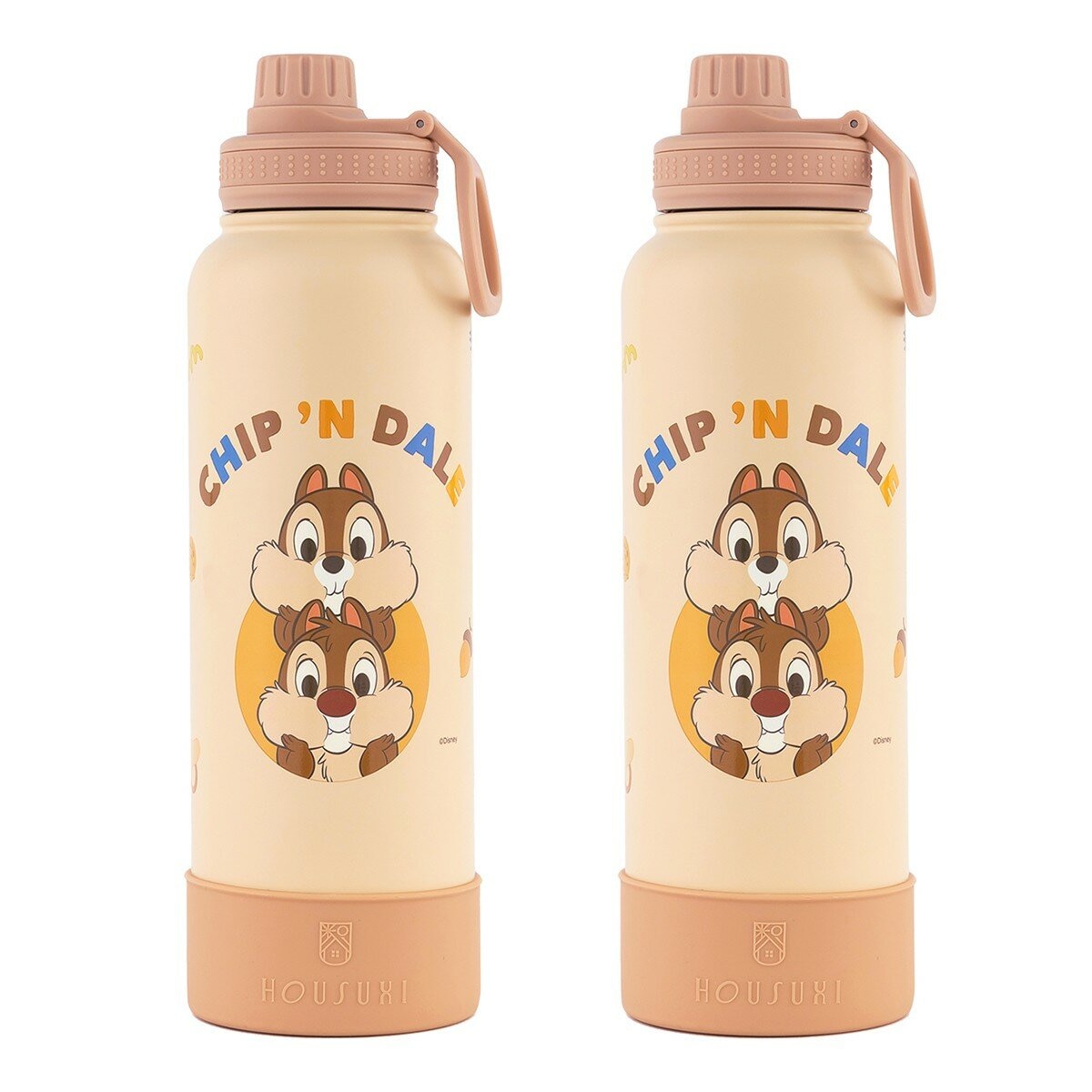 HOUSUXI 舒希 迪士尼 不鏽鋼保冷保溫瓶 1.2公升 X 2件組