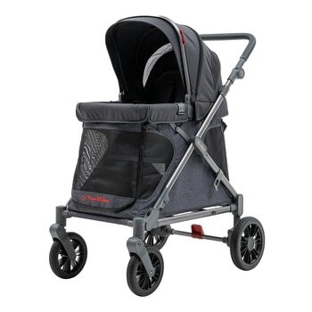 Familidoo Q1 單人座多功能推車 木炭灰