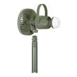 Camelion 充電式露營 LED 照明風扇