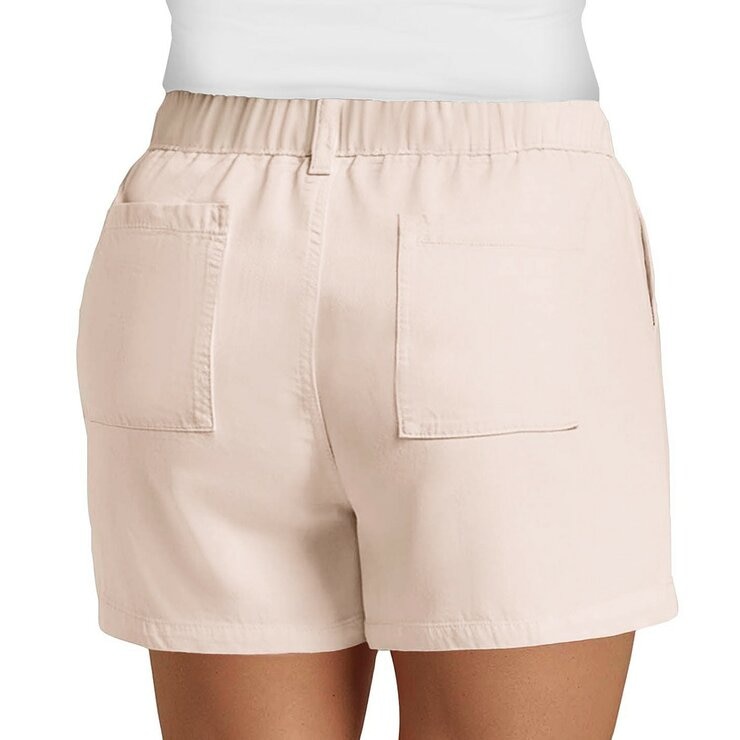 GAP 女鬆緊腰短褲 粉