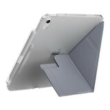 MAGEASY Facet 全方位支架透明背蓋保護套 (筆槽款) 適用於 2022 iPad 10 & 2025 iPad A16 阿拉斯加藍