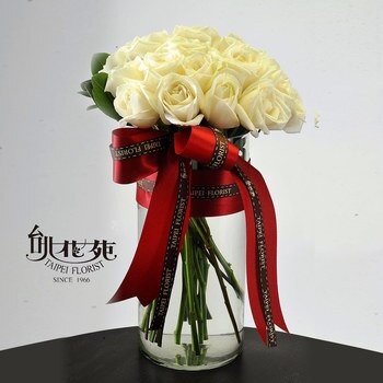 台北花苑白玫愛情花盒 台北花苑白玫愛情花盒
