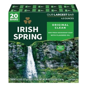 Irish Spring 清新體香皂 127公克 X 20入