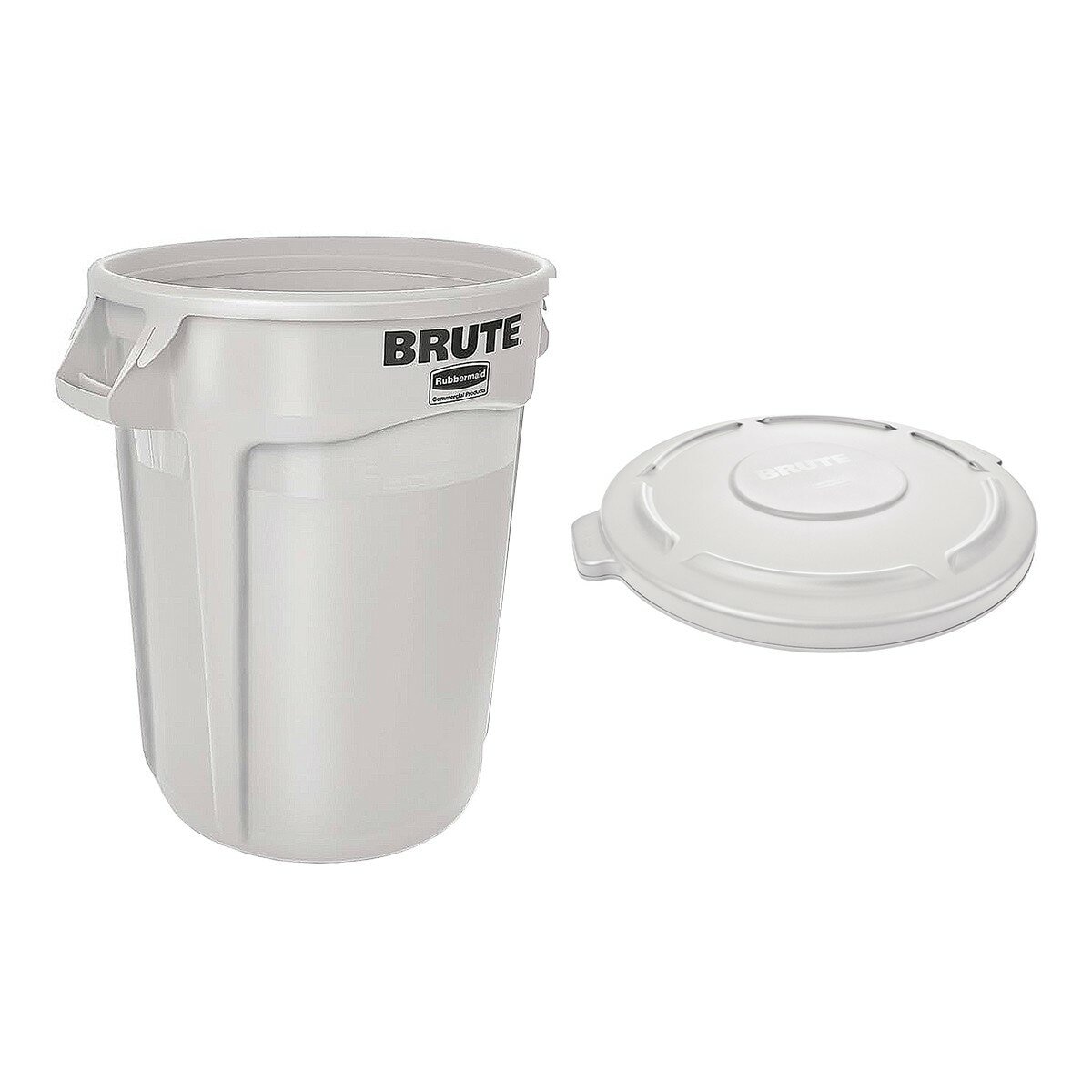 Rubbermaid Commercial Products BRUTE 加侖桶含蓋 32 加侖 白色