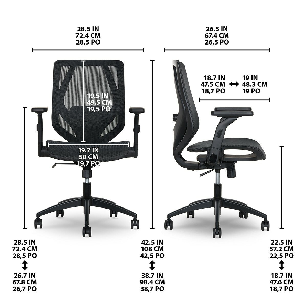 True Innovations 全網布辦公椅