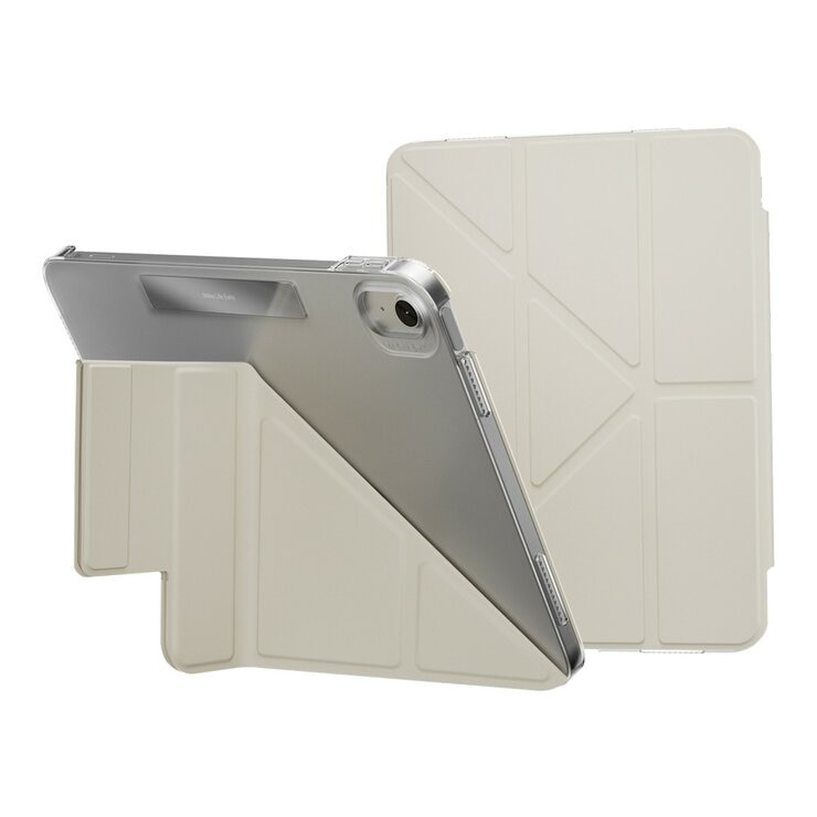 MAGEASY Facet 全方位支架透明背蓋保護套 適用於 2022 iPad 10.9吋 A14 & 2025 iPad 11吋 A16