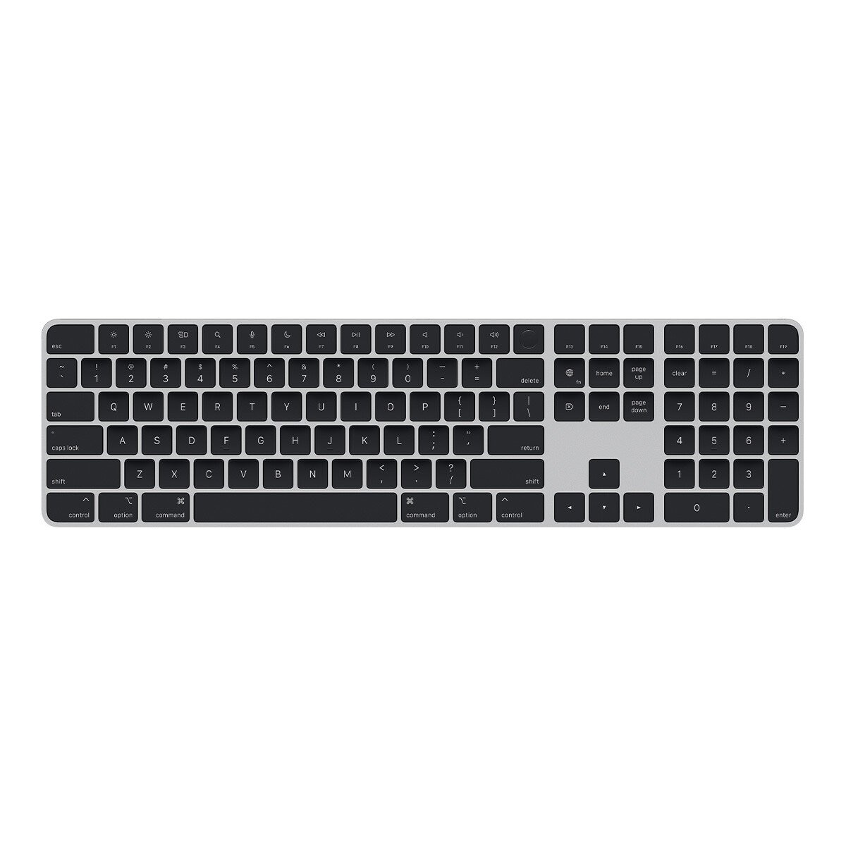 Apple 巧控鍵盤 含 Touch ID 和數字鍵盤 中文(注音) 黑色按鍵