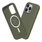 犀牛盾 iPhone 16 Pro SolidSuit MagSafe 兼容 經典防摔手機殼 + 9H 抗藍光鋼化玻璃保護貼 海藻綠