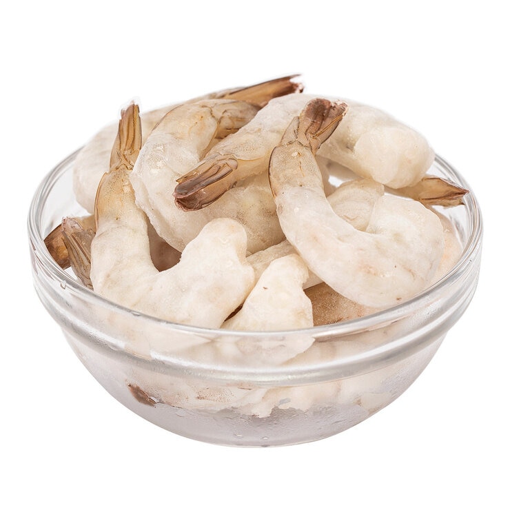 科克蘭 冷凍帶尾特大養殖生蝦仁 2磅 / 908公克 , 每磅31-40隻